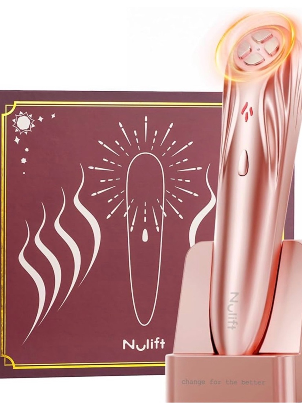 Nulift Rose Gold Facial Device - Rose Gold